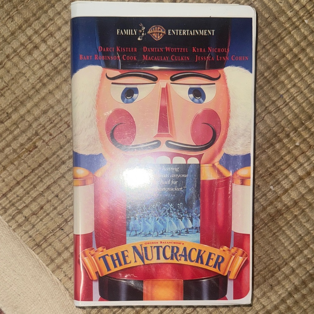 The Nutcracker VHS - Classic Red and White